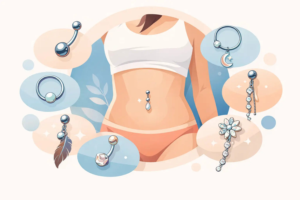 7 Types of Belly Button Rings to Know