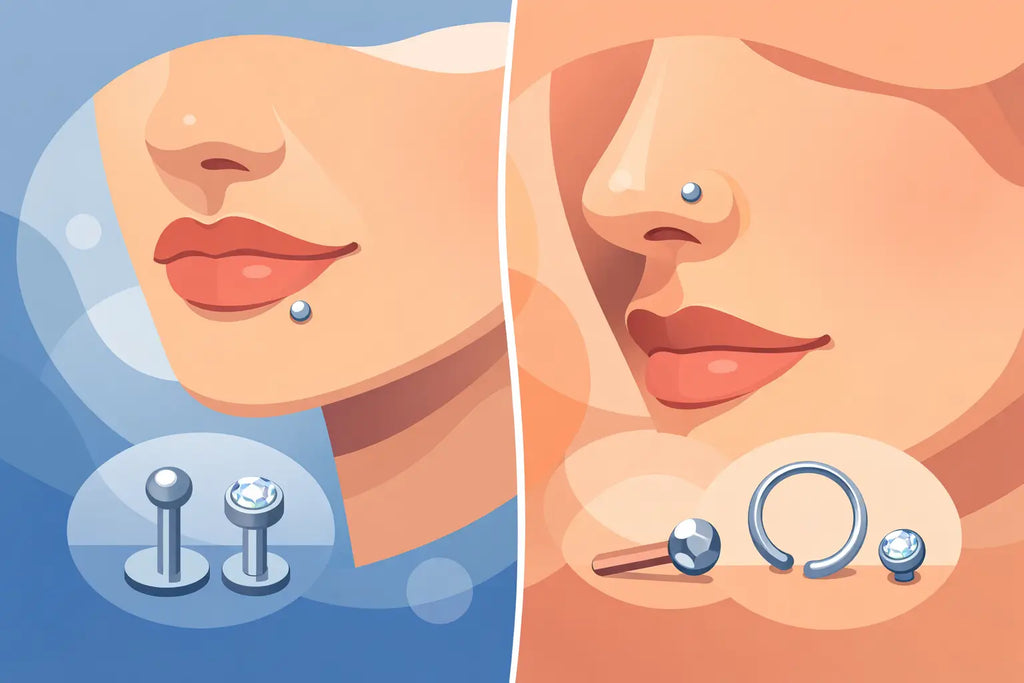 Labret vs Nostril Jewelry: The Fit Difference