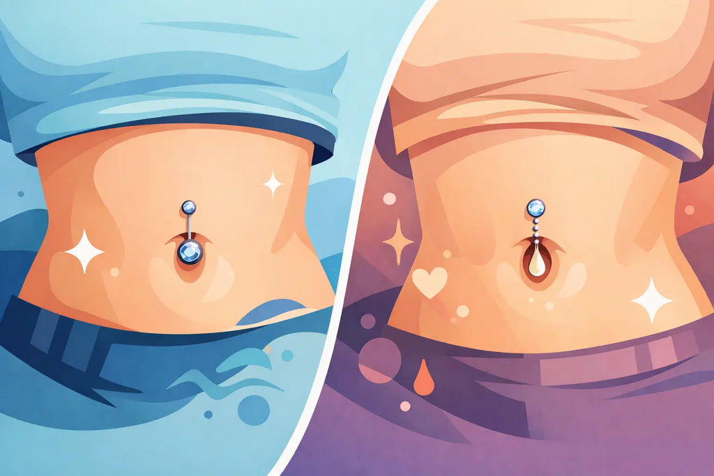 Belly and Navel Piercing Difference Explained