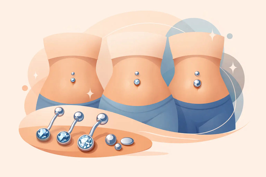 Different Size Belly Button Rings Explained