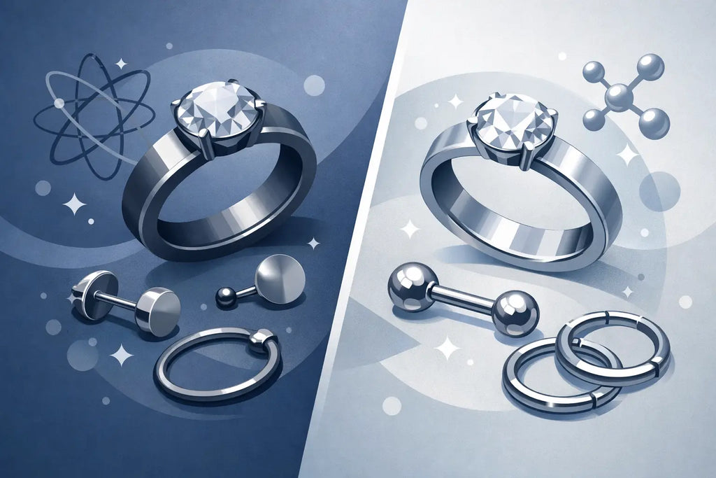 Titanium Versus Surgical Steel Jewelry Compared