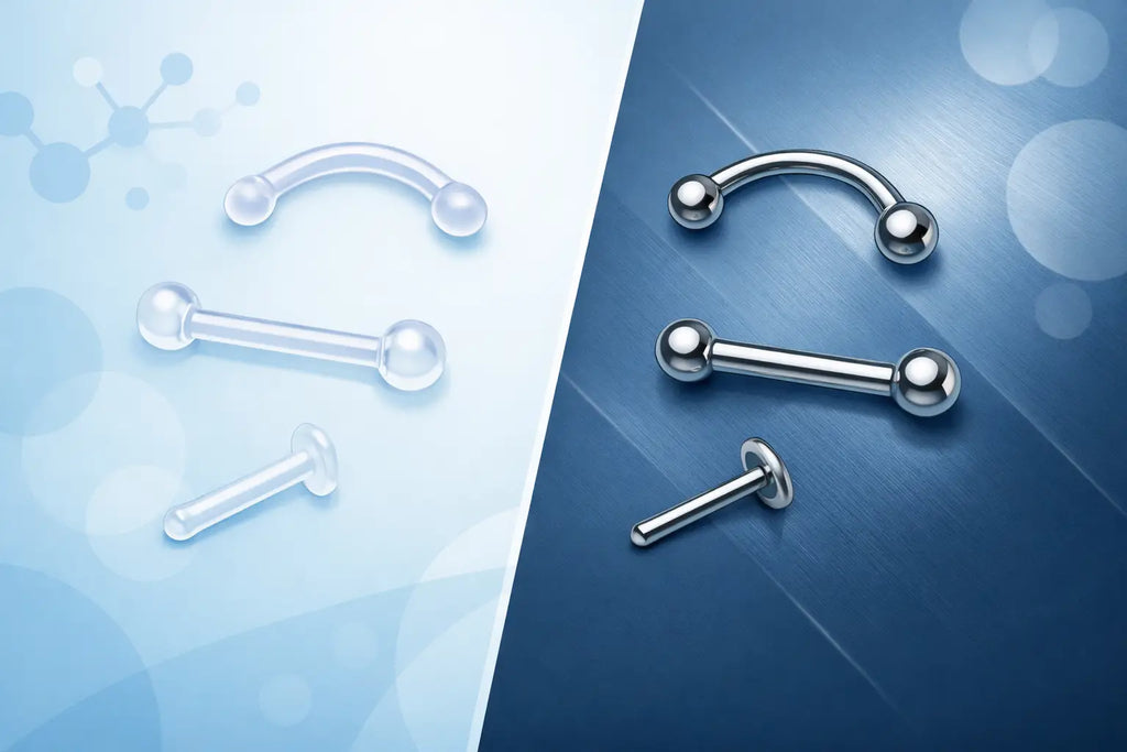 Plastic Versus Metal Piercing Retainers Compared
