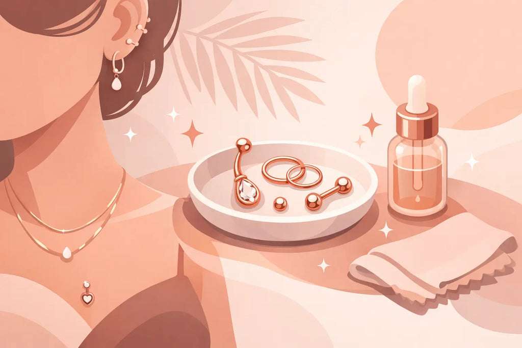Rose Gold Body Jewelry: Styles, Fit, and Care