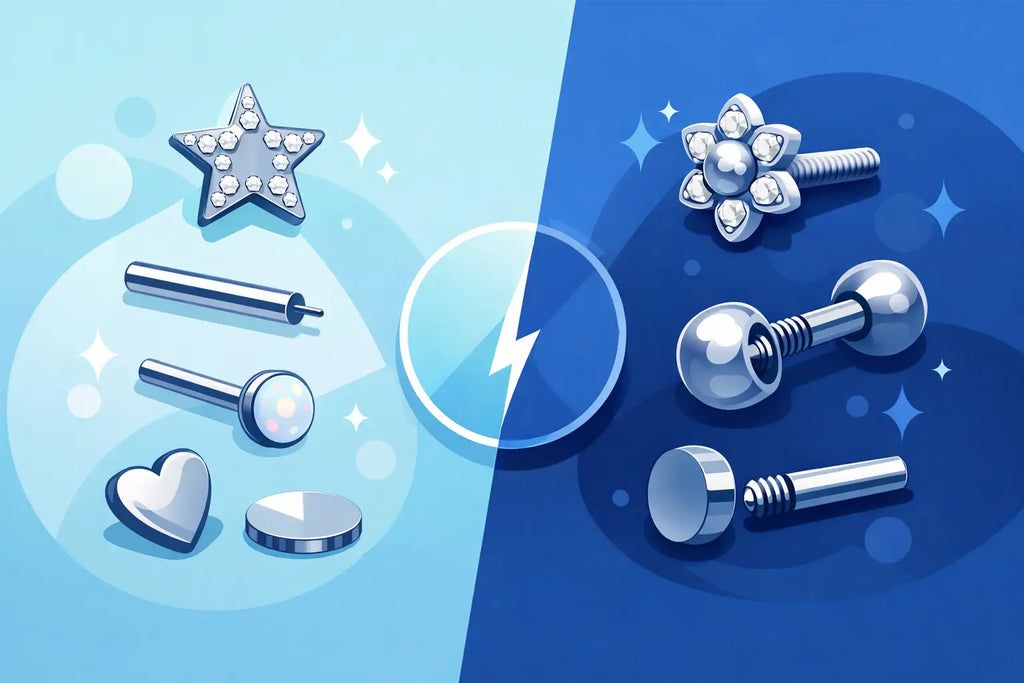 Threadless vs Threaded Jewelry Explained