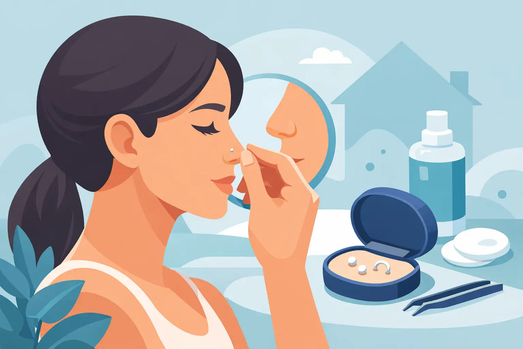 How to Change Nose Stud Safely at Home