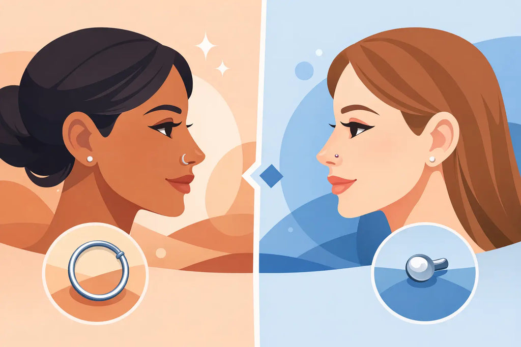 Nose Hoop vs Stud: Which One Fits You?