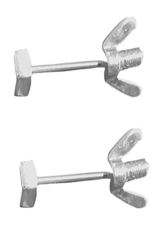 Nipple Ring Fly Bolt Screw and Bolt Barbell Sold as a pair