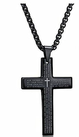 Cross Necklace & Pendant Christian Jewelry Stainless Steel