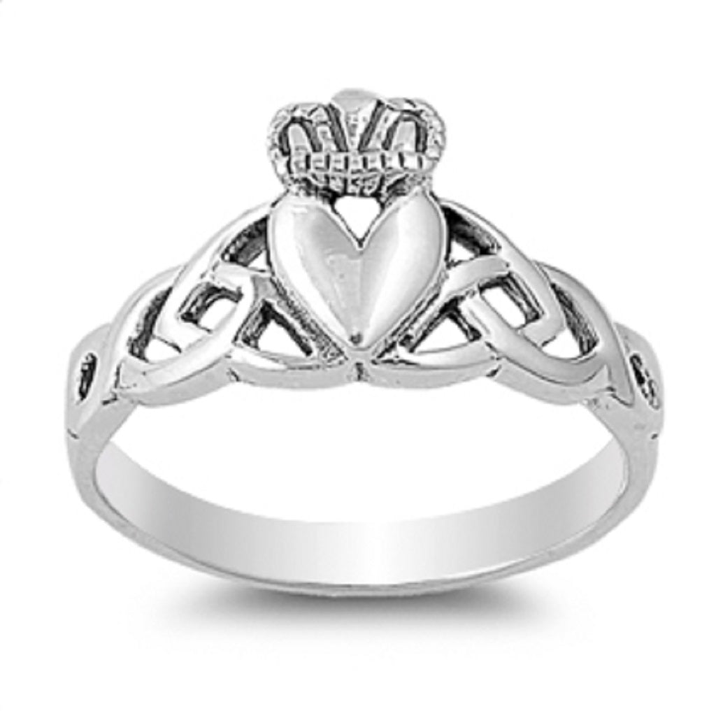 STERLING SILVER Claddagh Sets Celtic Knot