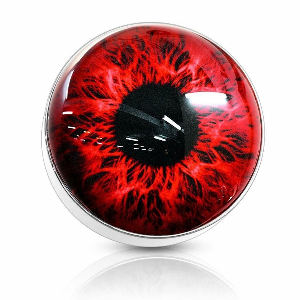 Body Accentz 14G Eyeball 316L Surgical Steel Internally Threaded Dermal Anchor