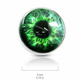 Body Accentz 14G Eyeball 316L Surgical Steel Internally Threaded Dermal Anchor