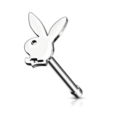Playboy Bunny Top 316L Surgical Steel Nose Bone Stud Rings