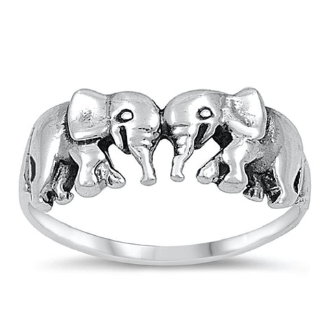 Sterling Silver Ring - Elephant