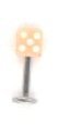 Body Accentz&reg; Dice UV Ball Labret Monroe Lip chin Cheek Ring 16g
