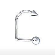 Labret Monroe 14 gauge 316L Stainless Steel Shaft Body Accentz&reg;