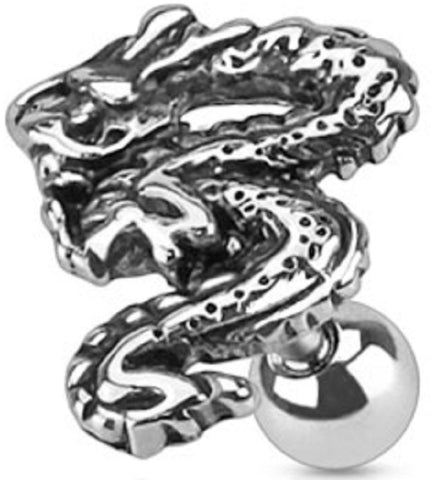 316L Surgical Steel Dragon 316L Surgical Steel Cartilage Tragus Barbell