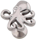3D Octopus Threadless Labret Titanium 18GA 8MM