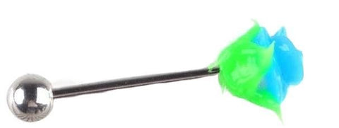 Tongue Rings Rose Flower Barbell Body Accentz&reg;