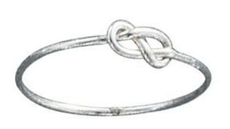STERLING SILVER INFINITY WIRE KNOT RING SIZE 9