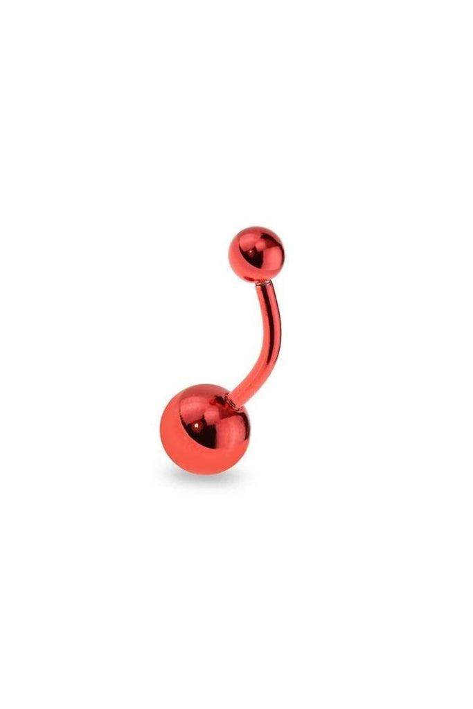 Body Accentz Belly Button Ring ELECTROPLATING OVER 316L SURGICAL STEEL NAVEL