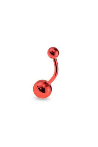 Body Accentz Belly Button Ring ELECTROPLATING OVER 316L SURGICAL STEEL NAVEL