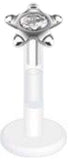 Body Accentz&reg; Flower Multi Press-Fit CZ Gems Bio-Flex Shaft Labret Monroe 16G 5/16" 3mm body jewelry piercing lip chin tragus Ring