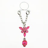 1 Pair Sexy Non Pierced Clip On Fake Nipple Ring Body Jewelry Shield  Butterfly