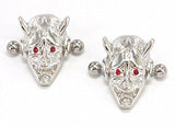 Nipple Ring Bars 14g 5/8 Nipple Ring Bars 14g 5/8" 25mm High Devil Piercing Sold As Pair