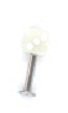 Body Accentz&reg; Dice UV Ball Labret Monroe Lip chin Cheek Ring 16g