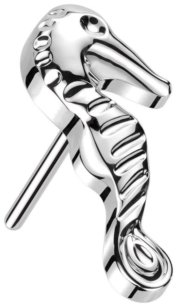 Implant Grade Titanium Threadless Push In Seahorse Top 16g