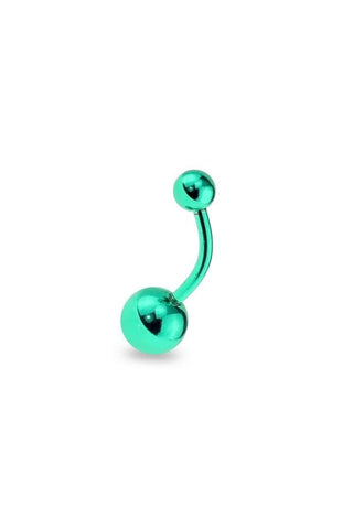 Body Accentz Belly Button Ring ELECTROPLATING OVER 316L SURGICAL STEEL NAVEL