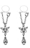 1 Pair Sexy Non Pierced Clip On Fake Nipple Ring Body Jewelry Shield  Butterfly