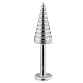 Labret Monroe 14 gauge 316L Stainless Steel Shaft Body Accentz&reg;