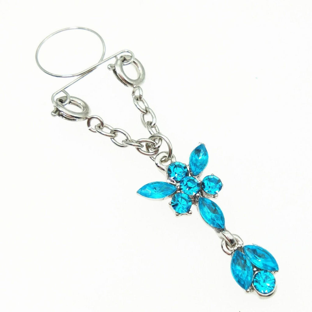 1 Pair Sexy Non Pierced Clip On Fake Nipple Ring Body Jewelry Shield  Butterfly