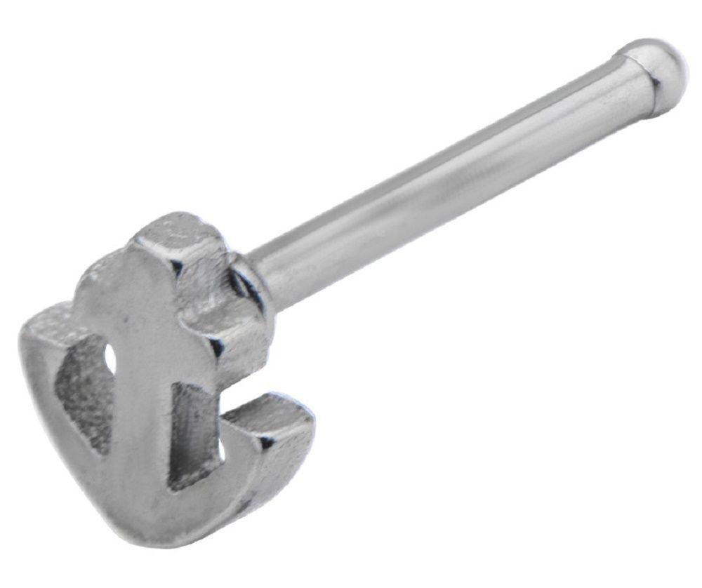 Nose Ring 20g 6mm stud bone 3.5mm Anchor Top 316L Surgical Steel