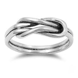 Sterling  Silver Ring - Infinity Love Knot [9]