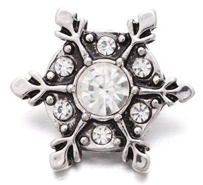 Snap button CZ Celestial sun moon stars 18mm charm chunk interchangeable