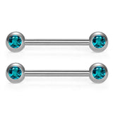 12pcs Body Piercing Nipple Ring Bar Breast Barbell Ring Jewelry