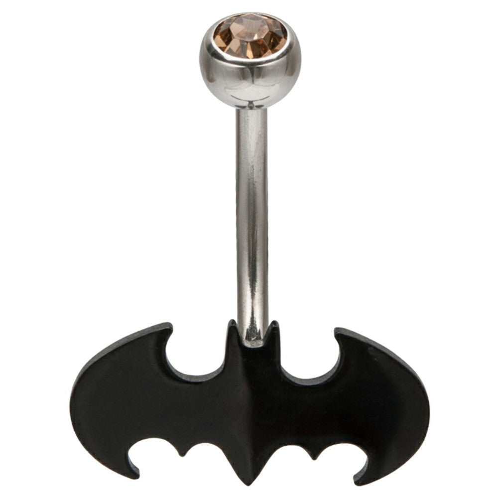 DC Comics Batman Black Bat man 14 Gauge Belly Button Ring
