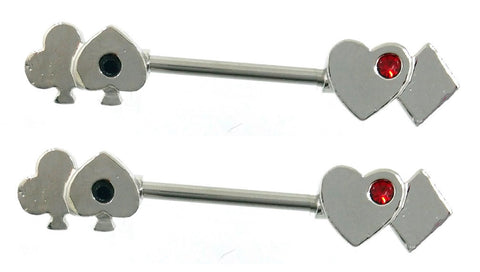 Nipple Ring Bars F*ck me Jewelry Pair 14g Body Accentz