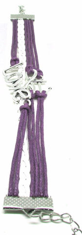 Handmade Braided Multi Layers Vintage Woven Rope Wrap Bangle Bracelets - Infinity  Love Anchor