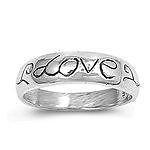 Sterling Silver love pinky right hand ring  [5]