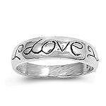 Sterling Silver love pinky right hand ring  [1]