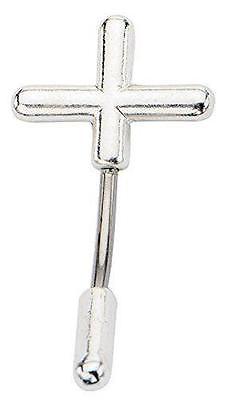 Belly Button Ring Navel Split Cross 316L surgical steel Body Jewelry