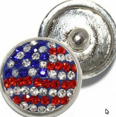 Snap glass Prayer USA Flag charms Interchangable Jewelry Fits 18mm  Bracelet, Rings Necklace