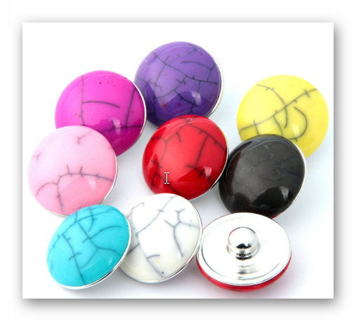 Body Accentz 18mm Snap Charms Buttons Interchangeable Jewelry Lot of 5