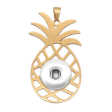 Chain Pendant Snap Button 18mm |   20mm   Pineapple