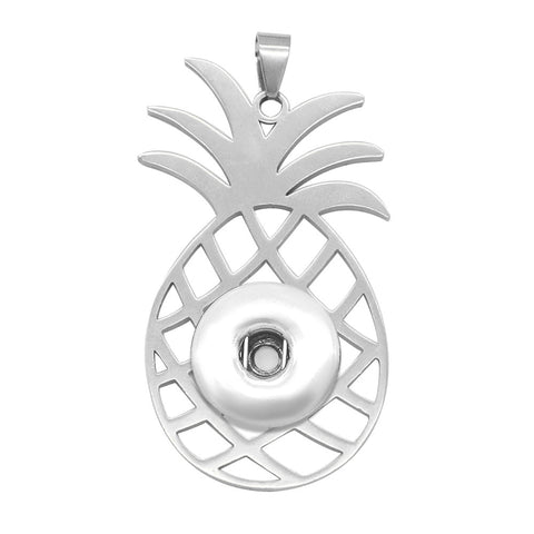 Chain Pendant Snap Button 18mm |   20mm   Pineapple