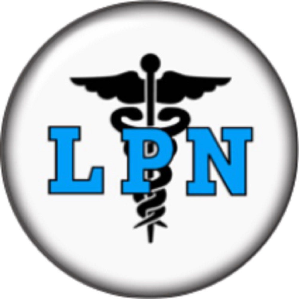 Snap button LPN nurse 18mm charm
