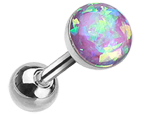 Tragus Opal Sparkle Cartilage Tragus Earring 18g 1pc